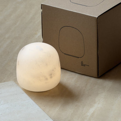 Minimalistische Alabaster-Tischleuchte Alvane