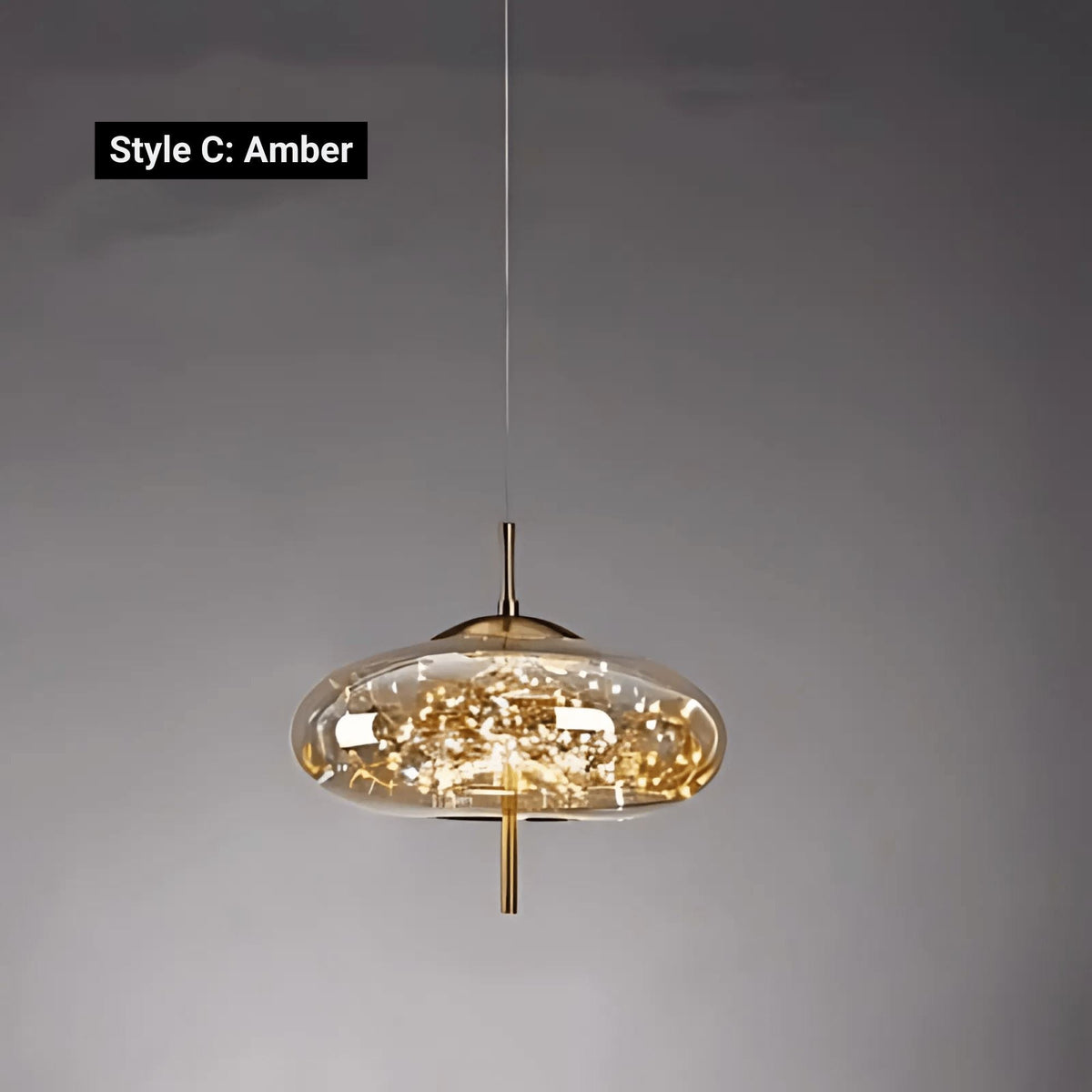 Sternenlicht-Glaspendelleuchte