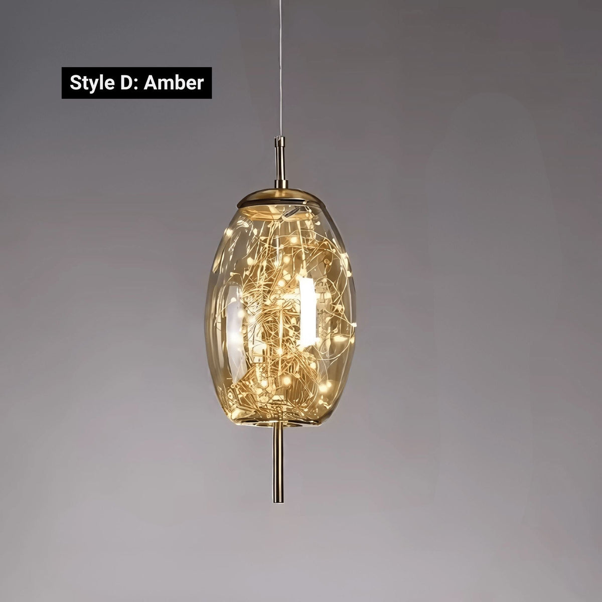 Sternenlicht-Glaspendelleuchte