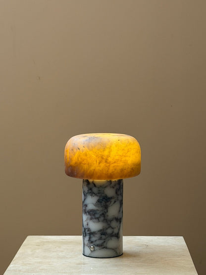 Brenvale Wabi-Sabi-Travertin-Tischlampe