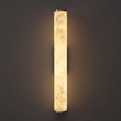 Skulpturale Alabaster-Wandleuchte