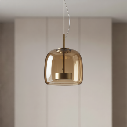 Getöntes Glas-Pendelleuchte Lumira Nordic