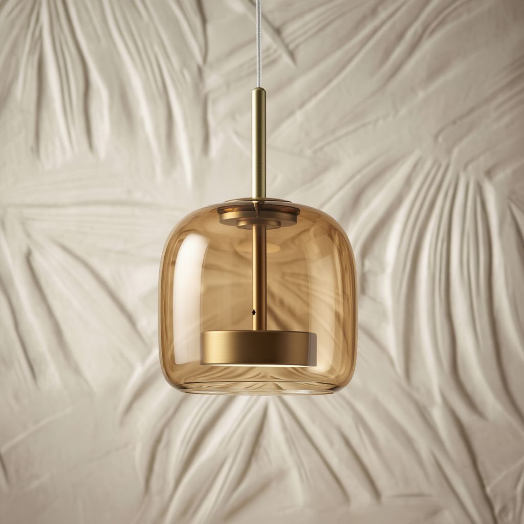 Getöntes Glas-Pendelleuchte Lumira Nordic