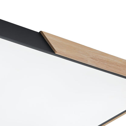 Quadrova rechteckige skandinavische LED-Deckenleuchte aus Holz