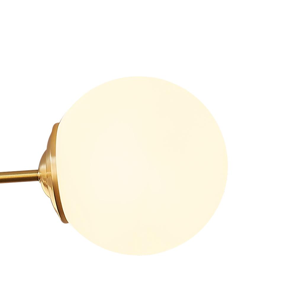 Sputnik-Opal-Kugelleuchter