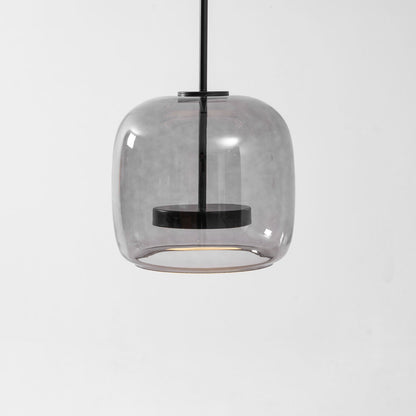 Glavira moderne Pendelleuchte aus mundgeblasenem Glas