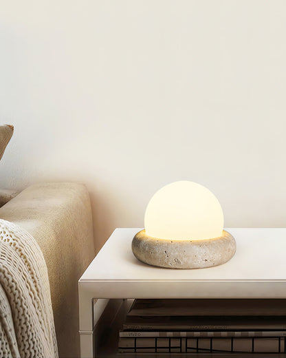 Orlando Wabi-Sabi-Travertin-Tischlampe