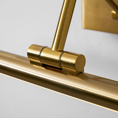Verstellbare goldene Bilderleuchte