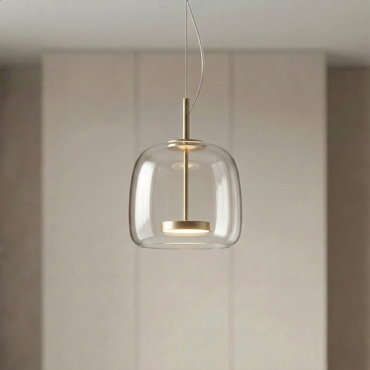 Getöntes Glas-Pendelleuchte Lumira Nordic