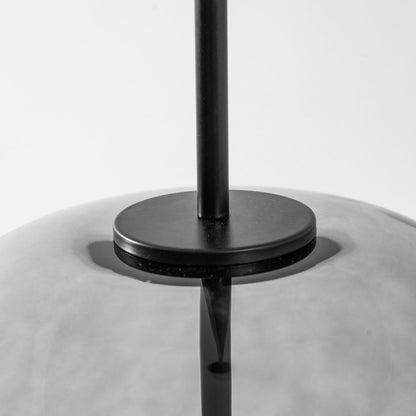 Handgeblasene Pendelleuchte mit Glasglocke