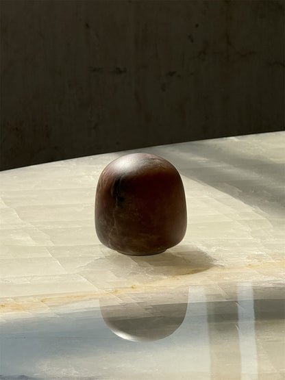 Minimalistische Alabaster-Tischleuchte Alvane