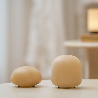 Minimalistische Alabaster-Tischleuchte Alvane