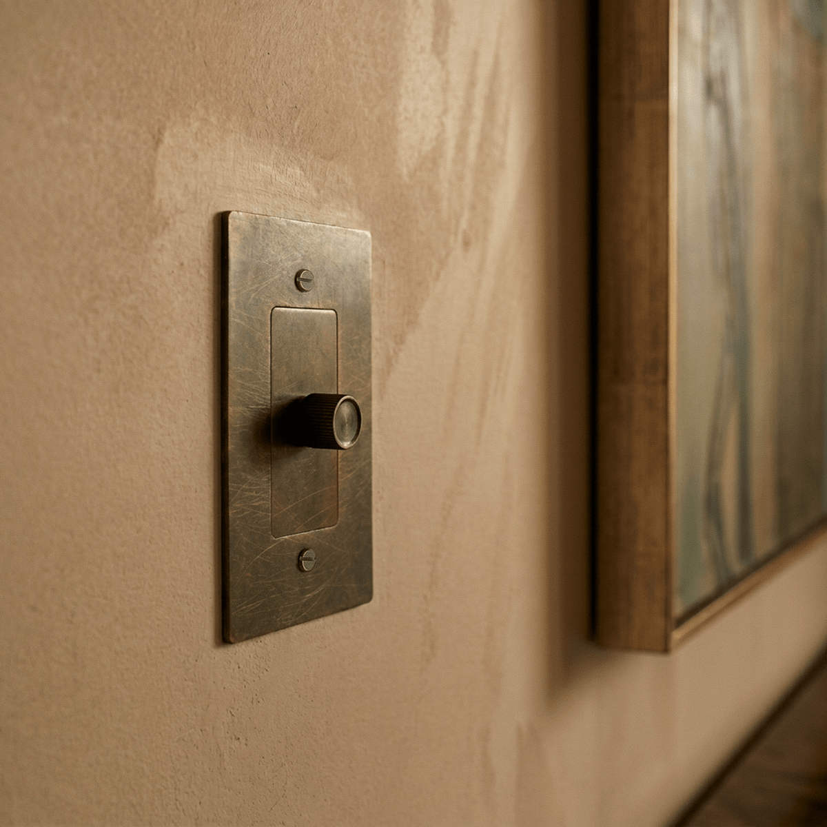 Norvessa Vintage-Drehdimmer aus Messing
