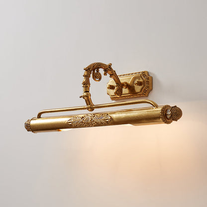 Ornate Messing-Wandleuchte für Bilder