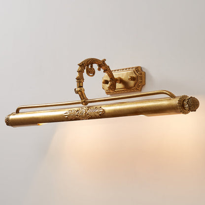 Ornate Messing-Wandleuchte für Bilder
