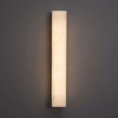 Skulpturale Alabaster-Wandleuchte