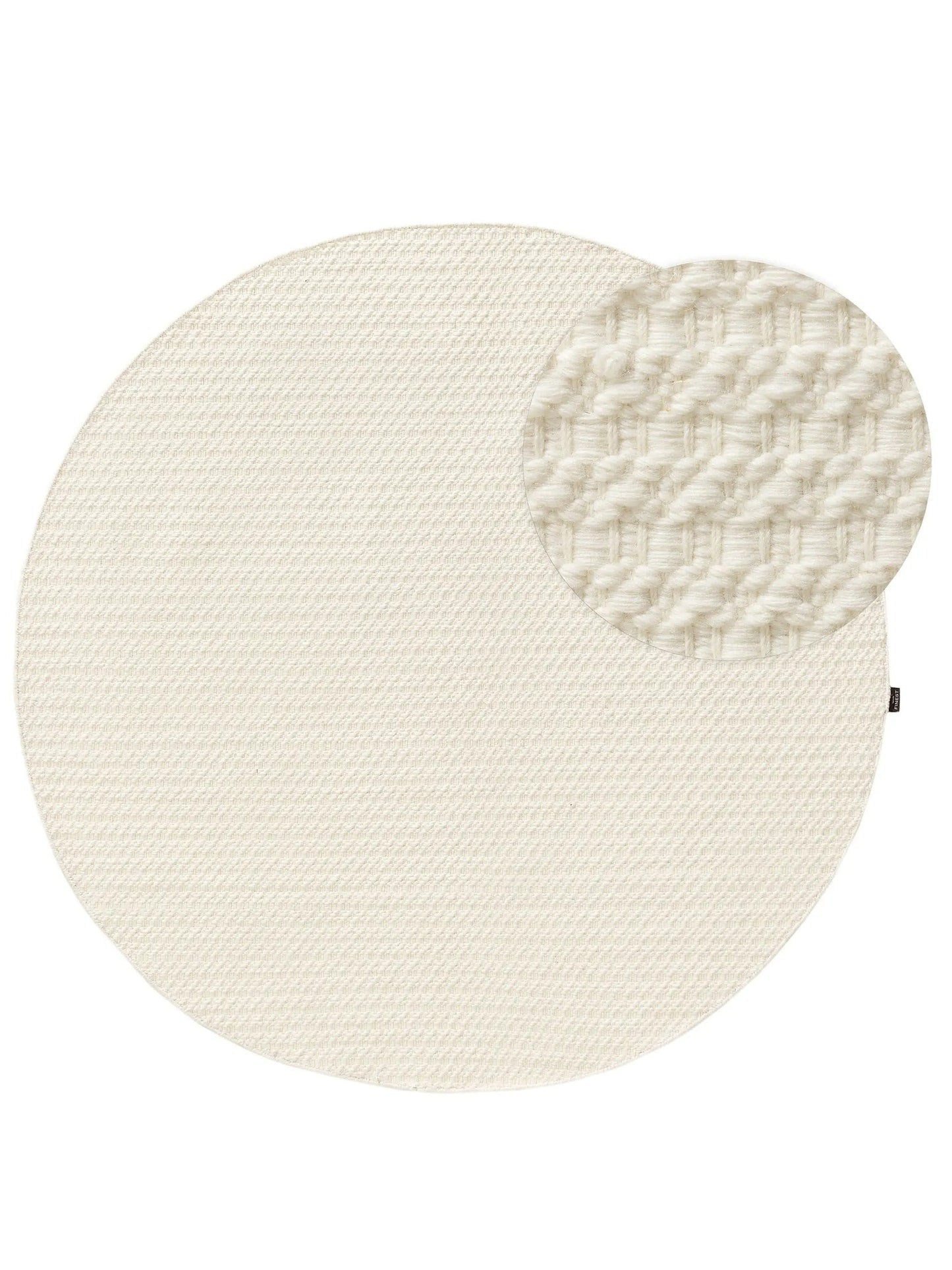 Handgewebter Wollteppich Textur