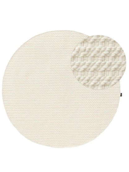 Handgewebter Wollteppich Textur