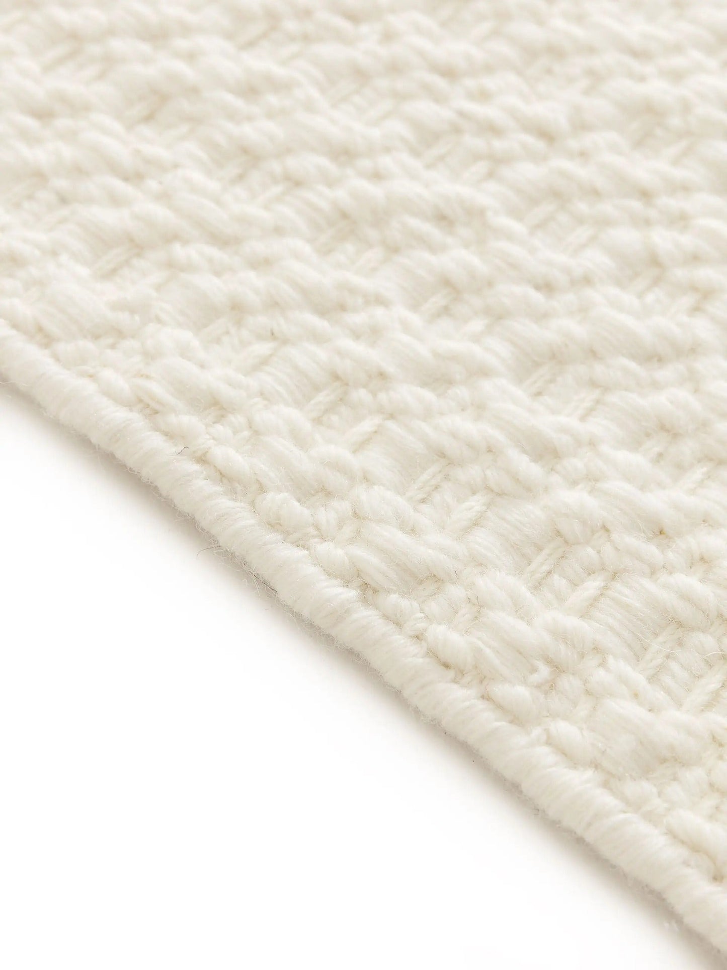 Handgewebter Wollteppich Textur