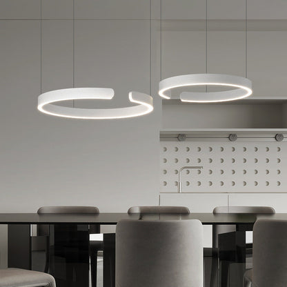 Moderner LED-Ring-Pendelleuchter