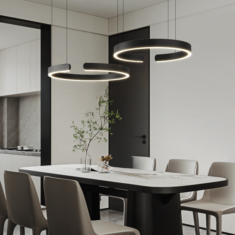 Moderner LED-Ring-Pendelleuchter
