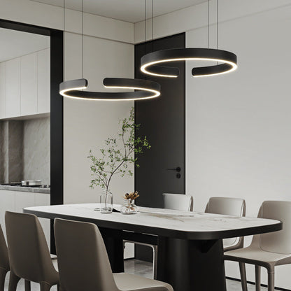 Moderner LED-Ring-Pendelleuchter