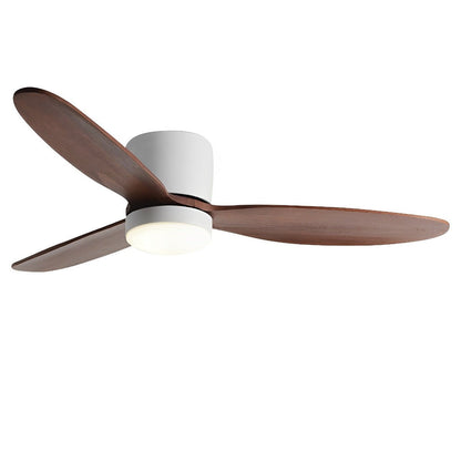 Moderner flacher LED-Deckenventilator mit Licht