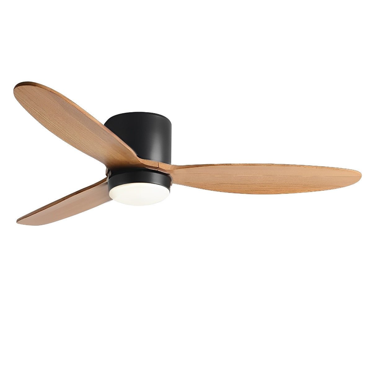 Moderner flacher LED-Deckenventilator mit Licht