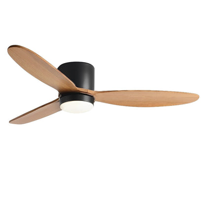 Moderner flacher LED-Deckenventilator mit Licht