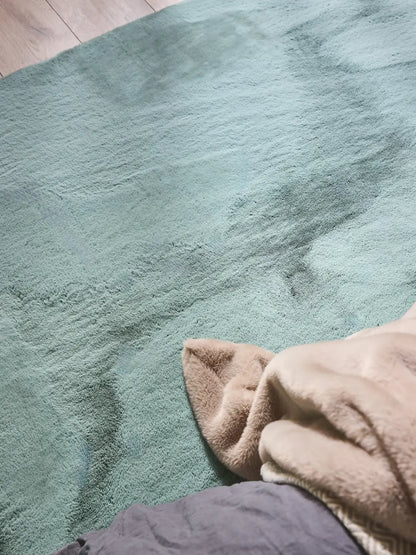 Waschbarer Kunstfellteppich