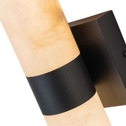 Moderne Alabaster-LED-Wandleuchte