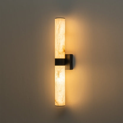 Moderne Alabaster-LED-Wandleuchte