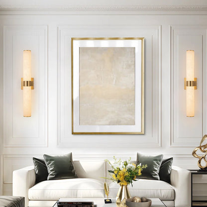 Moderne Alabaster-LED-Wandleuchte