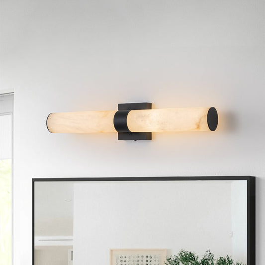 Moderne Alabaster-LED-Wandleuchte