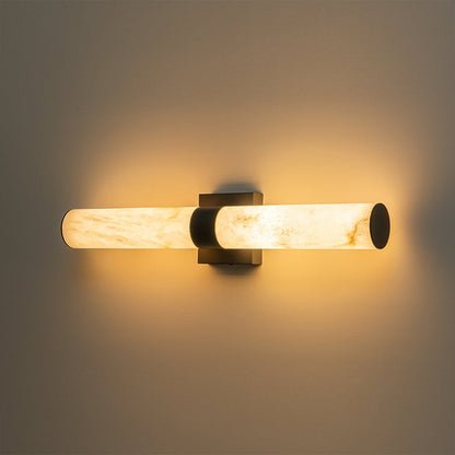 Moderne Alabaster-LED-Wandleuchte
