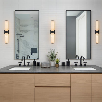 Moderne Alabaster-LED-Wandleuchte