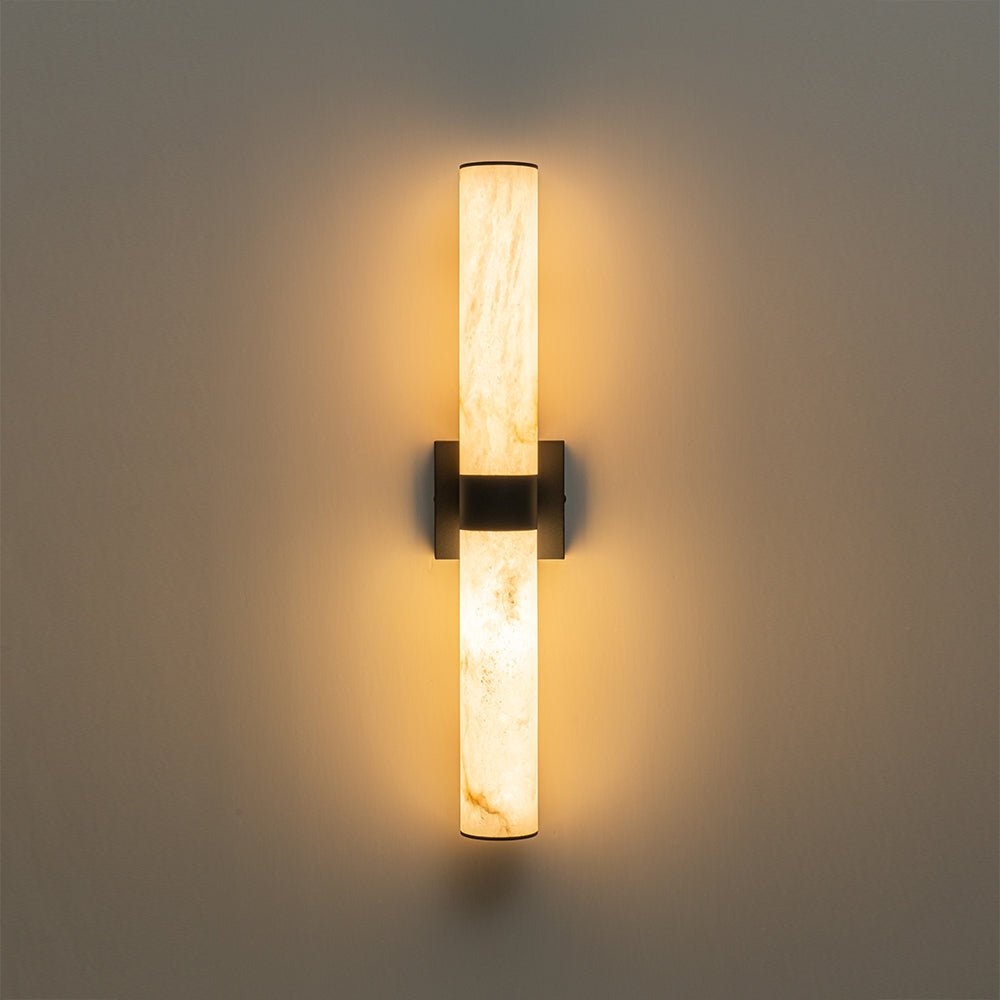 Moderne Alabaster-LED-Wandleuchte