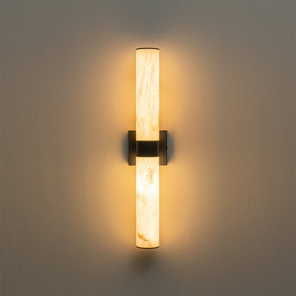 Moderne Alabaster-LED-Wandleuchte
