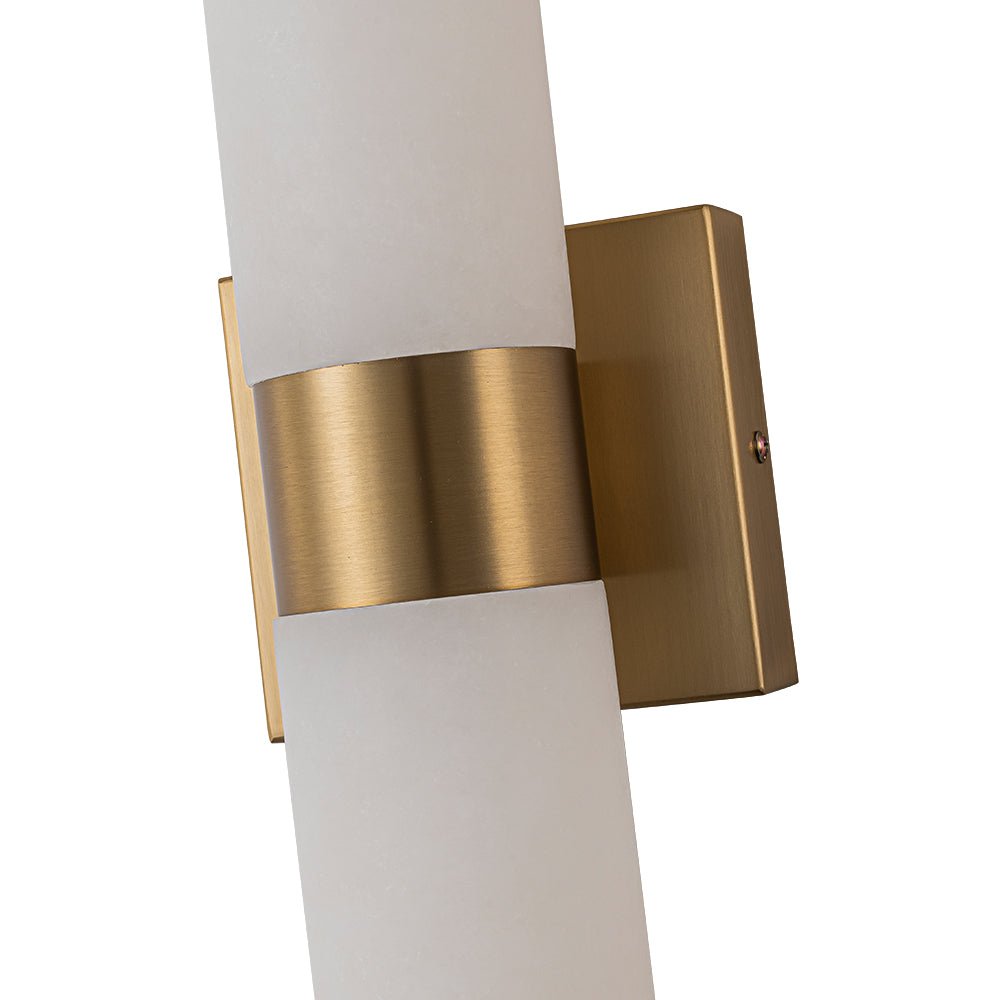 Moderne Alabaster-LED-Wandleuchte