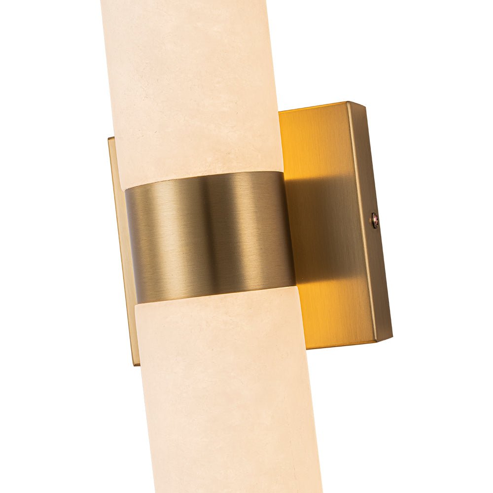 Moderne Alabaster-LED-Wandleuchte