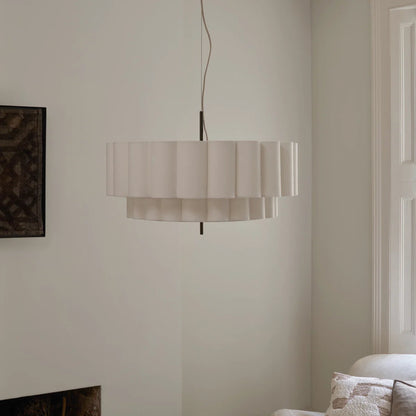 Große gewellte Hängelampe