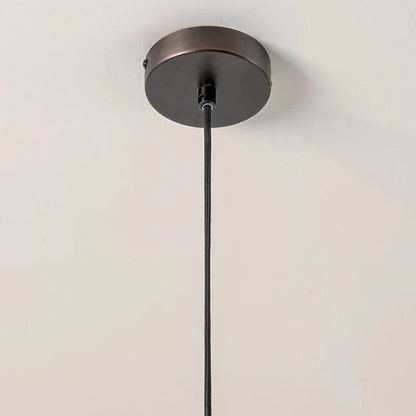 Alabasterglas Bronze Hängeleuchte