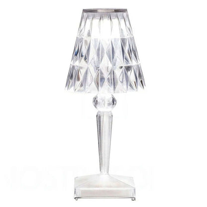Kristalloptik LED-Tischlampe