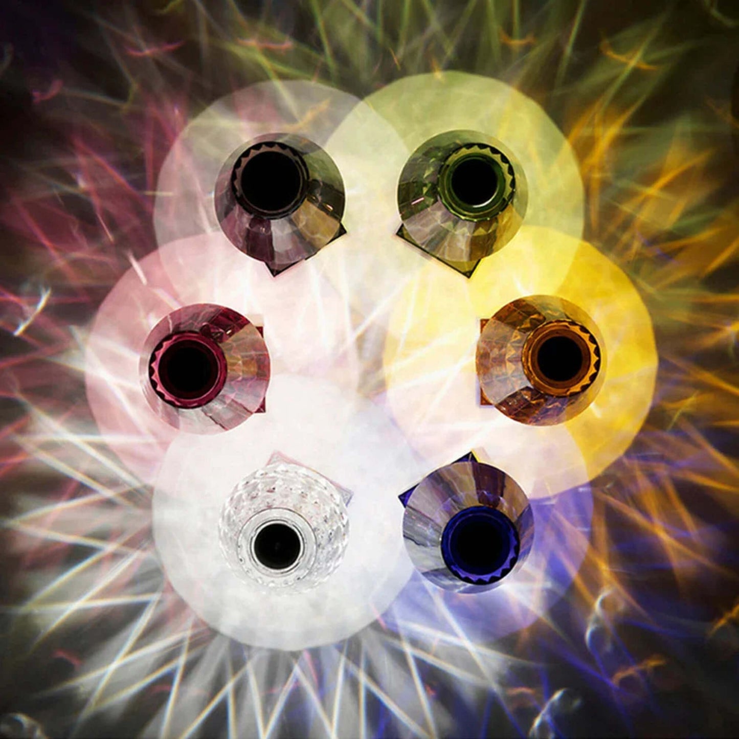 Kristalloptik LED-Tischlampe