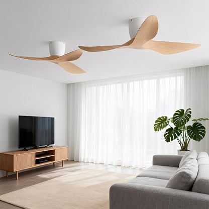 Moderner Deckenventilator mit Gleichstrommotor