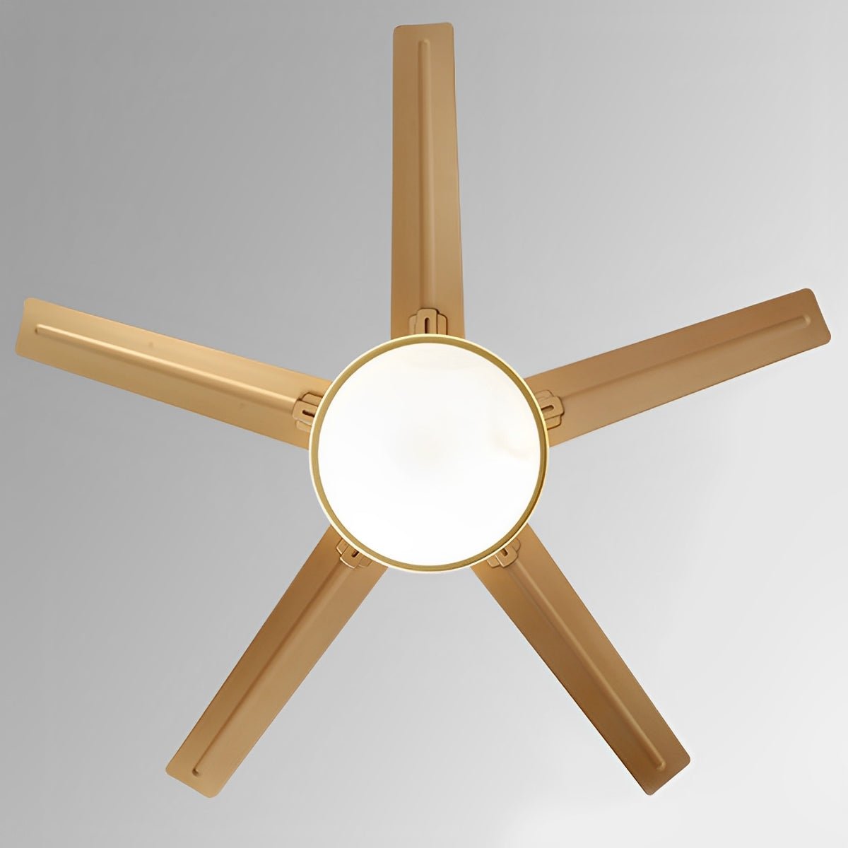 Moderner LED-Deckenventilator mit 5 Flügeln und Licht