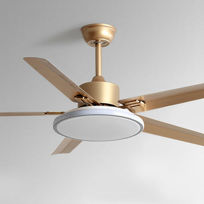 Moderner LED-Deckenventilator mit 5 Flügeln und Licht