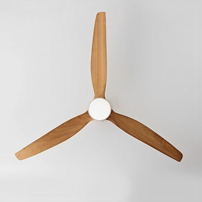 Moderne Holzoptik LED-Deckenventilatorlampe