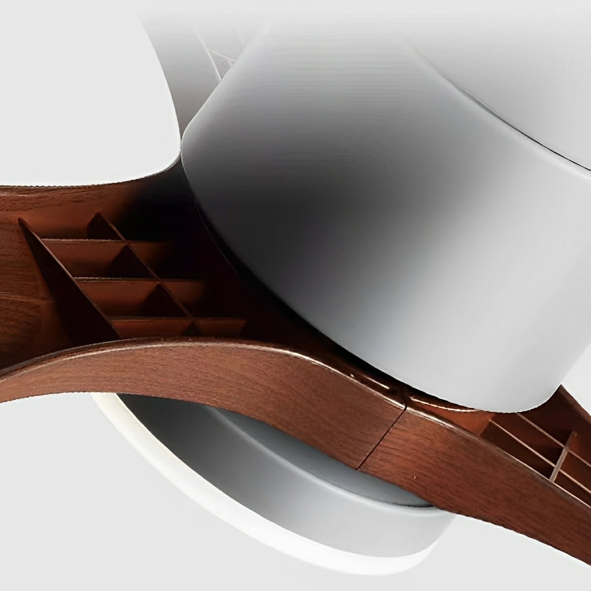 Moderner nordischer LED-Deckenventilator mit Licht