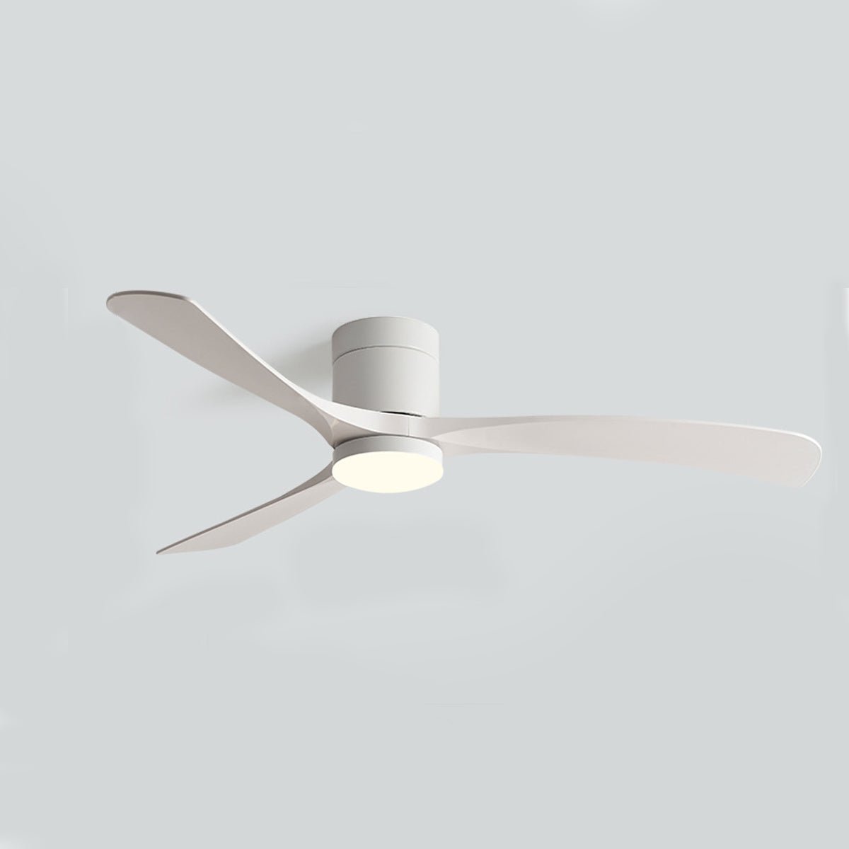 Moderner nordischer LED-Deckenventilator mit Licht